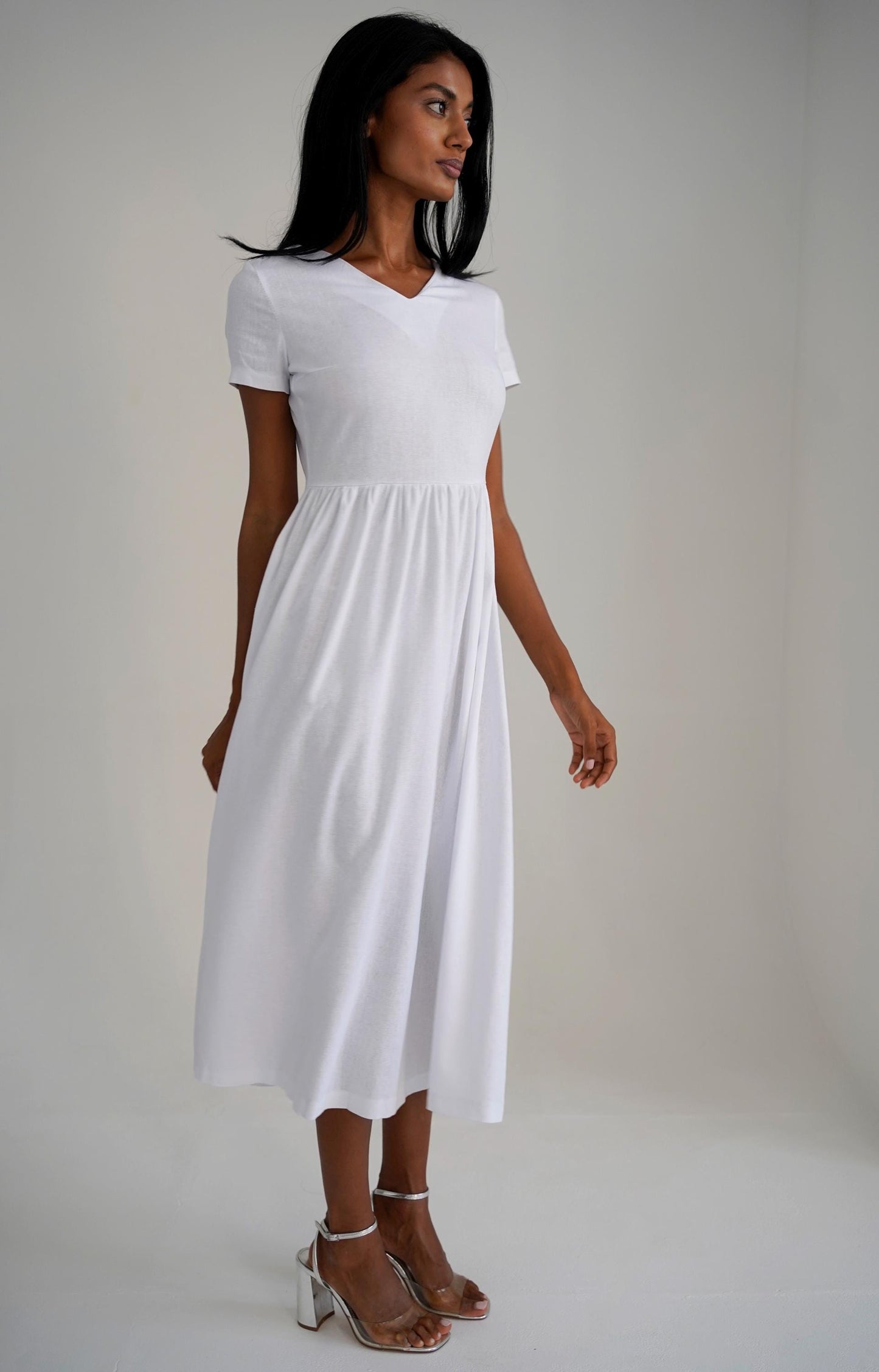 Maxi Linen Dress linen clothing, Maxi White Linen Dress, Long White Linen Dress, Plus Size Linen Clothing, Casual Elegant Dress, Loose Dress