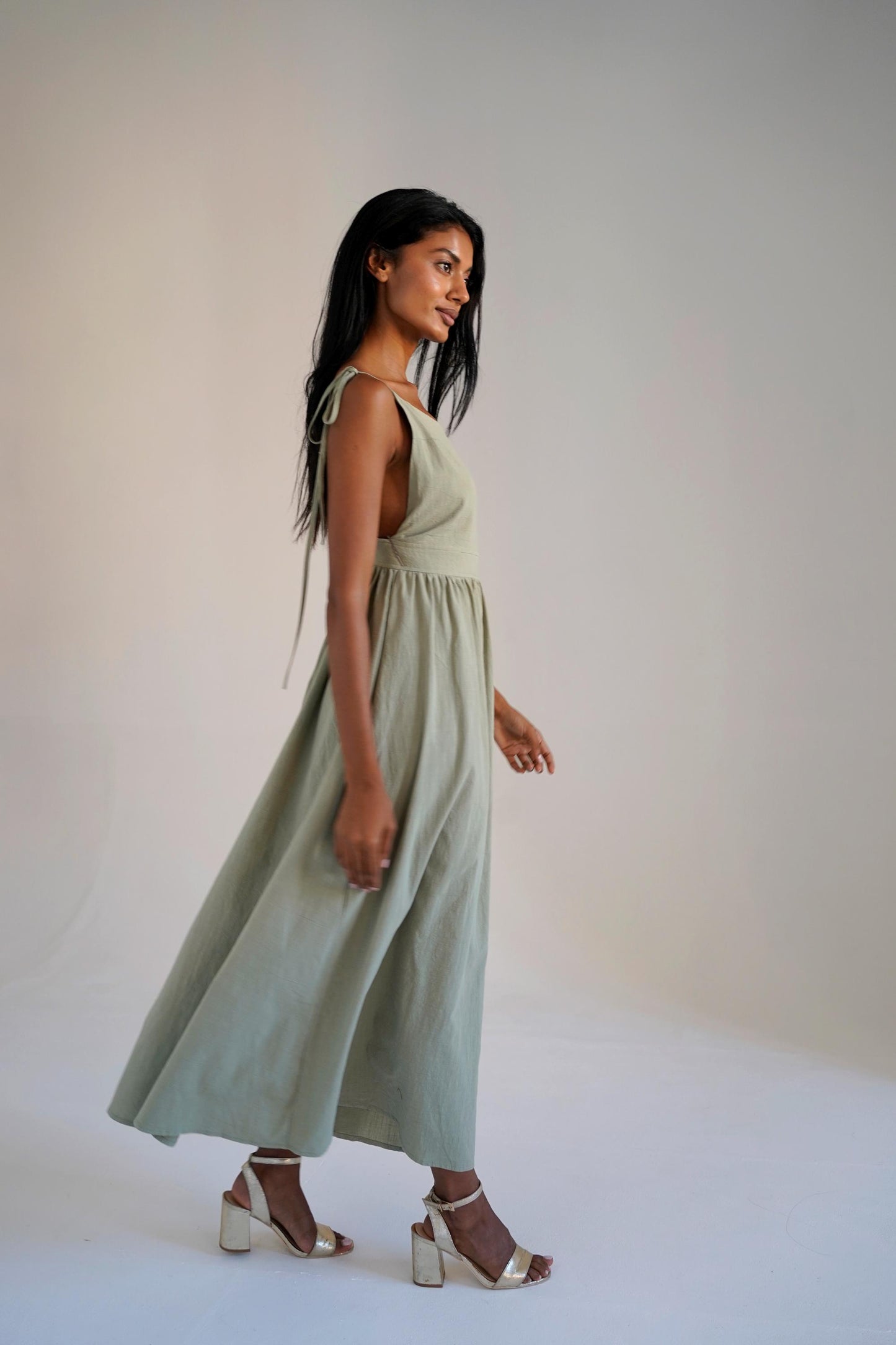 Summer Maxi Dress, Linen Dress for Women