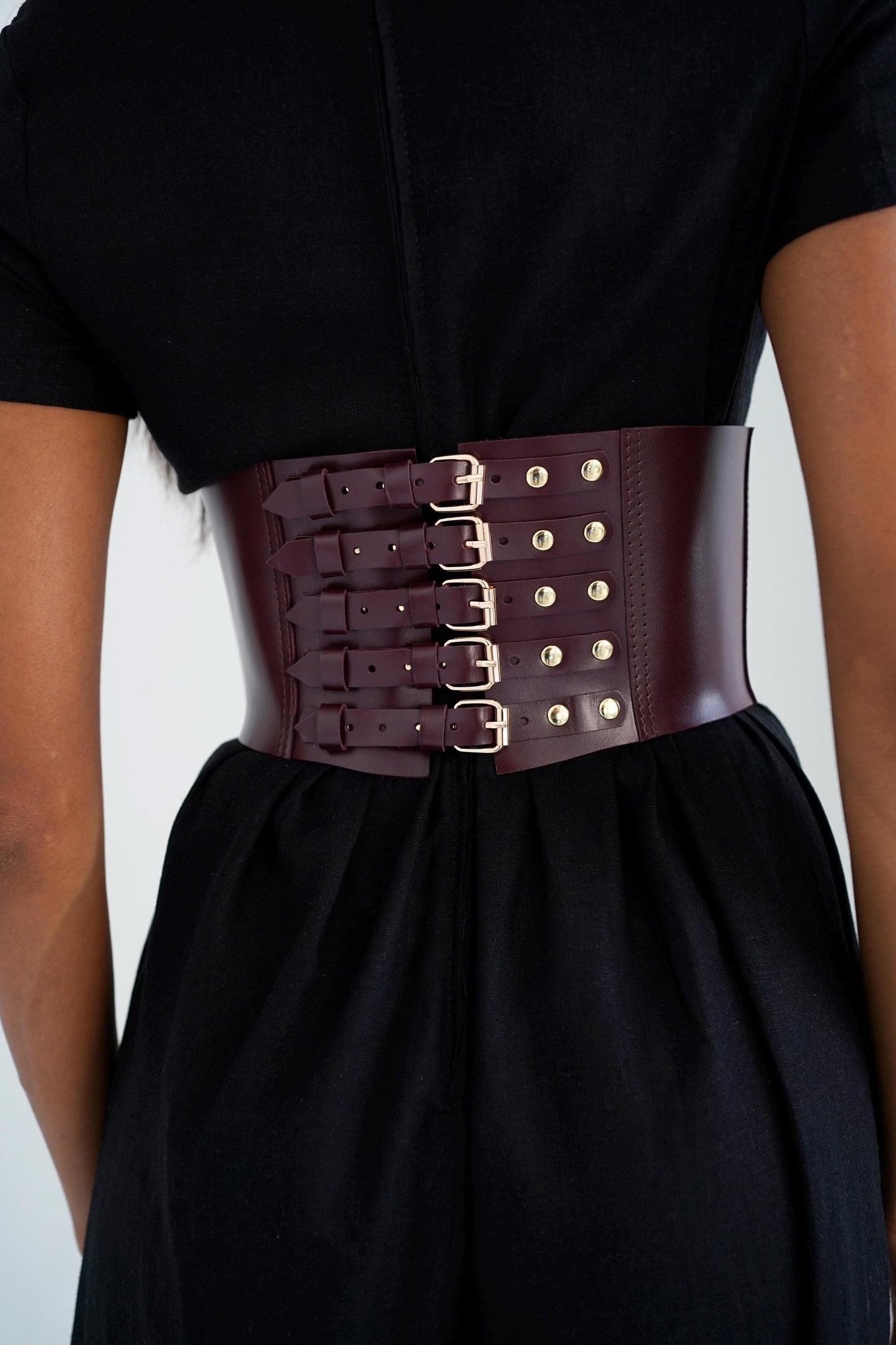 Fashion Harness Women, Burgundy Leather Corset, Leather Belt, Burning Man Outfit, Leather Harness, Festival Outfit, Cosplay costume