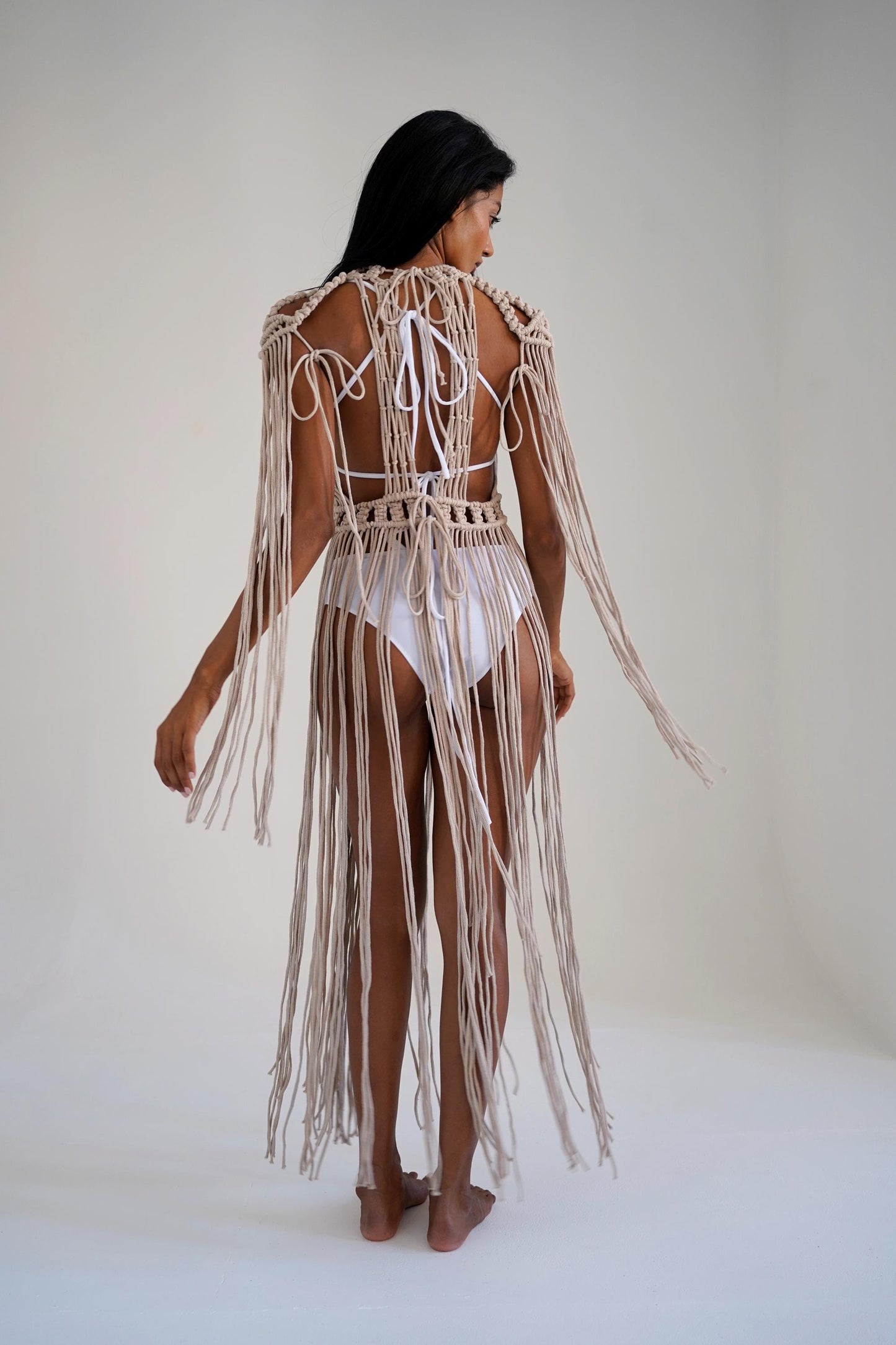 Festival Outfit, Macrame Dress, Goddess dress, Tulum Outfit, Rave outfit, Festival Burning Man Outfit, Boho Wedding Dress, Festival Clothing