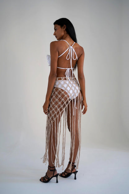 Macrame Dress ,Tulum Outfit, Beach Dress,  Festival Outfit, Rave outfit, Festival Burning Man Outfit, Boho Wedding Dress, Festival Clothing