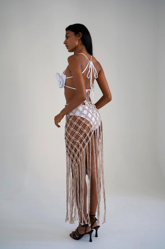 Macrame Dress ,Tulum Outfit, Beach Dress,  Festival Outfit, Rave outfit, Festival Burning Man Outfit, Boho Wedding Dress, Festival Clothing