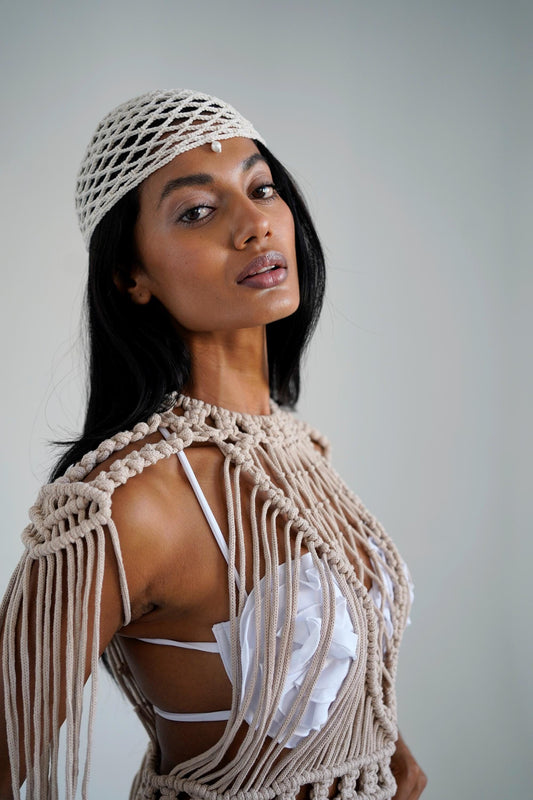 Macrame Set, Beach Dress, Tulum Outfit Festival Outfit, Rave outfit, Festival Burning Man Outfit, Boho Wedding Dress, Festival Clothing